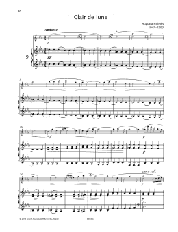 page one of Clair de Lune (Woodwind Solo)