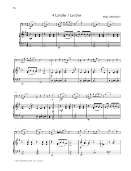 page one of Ländler (String Solo)