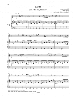 page one of Largo (Woodwind Solo)