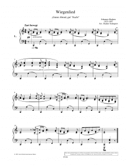 page one of Lullaby (Piano Duet)