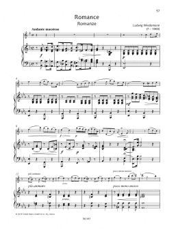 page one of Romance (Woodwind Solo)