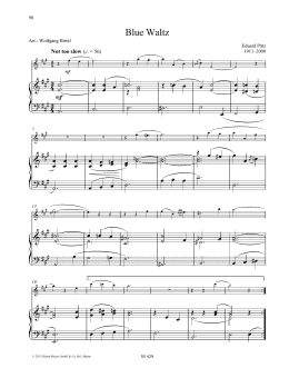 page one of Blue Waltz (Woodwind Solo)