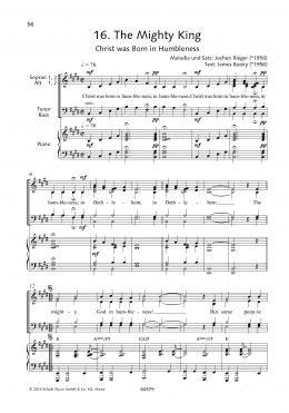 page one of The Mighty King (Choir)
