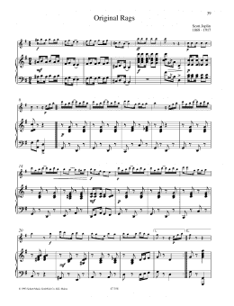 page one of Original Rags (Woodwind Solo)