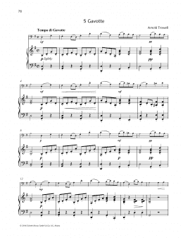 page one of Gavotte (String Solo)