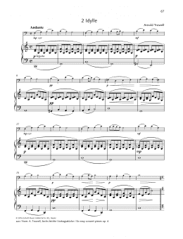 page one of Idylle (String Solo)