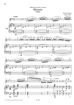 page one of Reverie (Woodwind Solo)