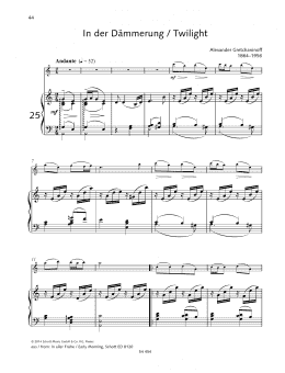 page one of Twilight (Woodwind Solo)