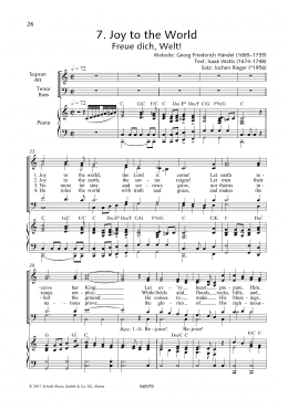 page one of Joy to the World (Choir)