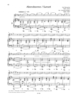 page one of Sunset (Woodwind Solo)