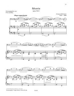 page one of Reverie (String Solo)
