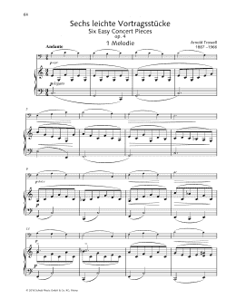 page one of Melodie (String Solo)