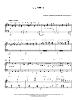 page one of Dummy! (from Undertale Piano Collections) (arr. David Peacock) (Piano Solo)