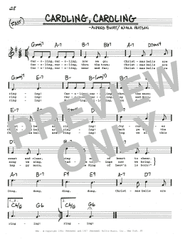 page one of Caroling, Caroling (Real Book – Melody, Lyrics & Chords)