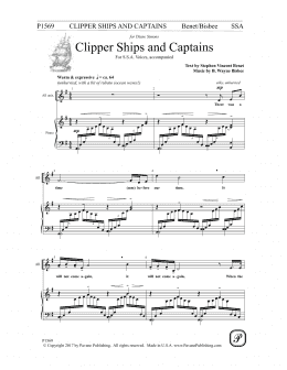 page one of Clipper Ships and Captains (SSA Choir)