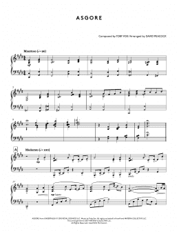 page one of Asgore (from Undertale Piano Collections) (arr. David Peacock) (Piano Solo)