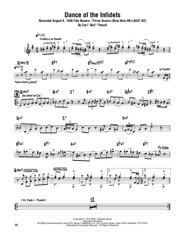 page one of Dance Of The Infidels (Tenor Sax Transcription)