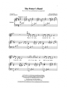page one of The Potter's Hand (SATB Choir)