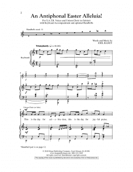 page one of An Antiphonal Easter Alleluia! (SATB Choir)