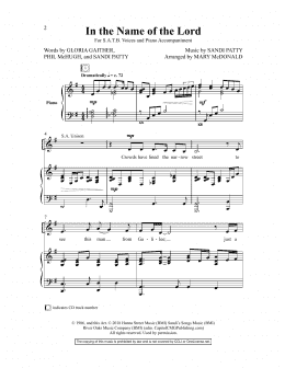 page one of In The Name Of The Lord (SATB Choir)