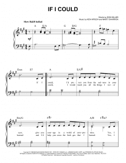 page one of If I Could (Easy Piano)