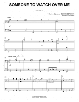 page one of Someone To Watch Over Me (Piano Duet)