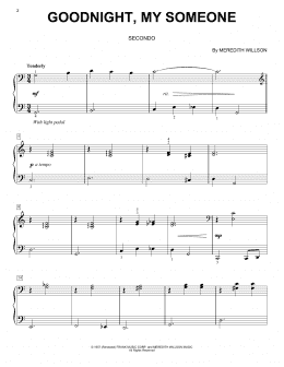 page one of Goodnight, My Someone (Piano Duet)