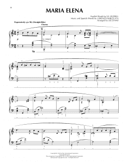 page one of Maria Elena (Piano Solo)