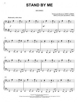 page one of Stand By Me (Piano Duet)