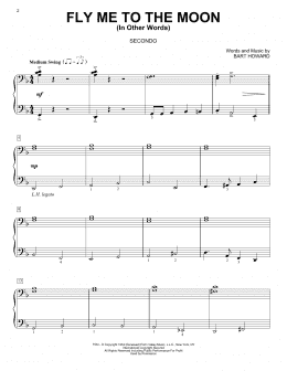 page one of Fly Me To The Moon (In Other Words) (Piano Duet)