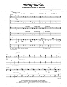 page one of Witchy Woman (Guitar Tab)