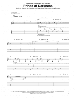 page one of Prince Of Darkness (Guitar Tab)