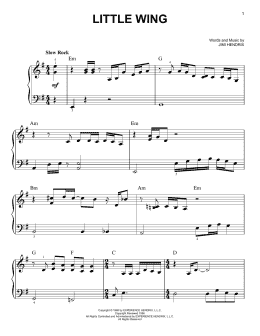 page one of Little Wing (Easy Piano)