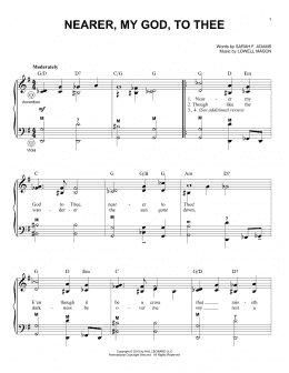 page one of Nearer, My God, To Thee (Accordion)