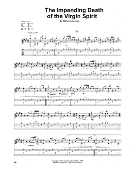 page one of The Impending Death Of The Virgin Spirit (Guitar Tab)