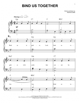 page one of Bind Us Together (Easy Piano)