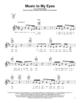page one of Music To My Eyes (from A Star Is Born) (Ukulele)