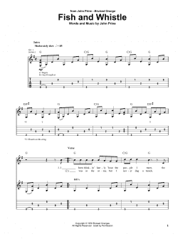 page one of Fish And Whistle (Guitar Tab)
