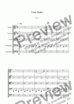 page one of Fens Suite