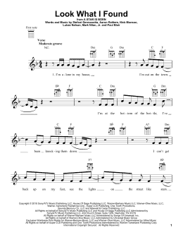 page one of Look What I Found (from A Star Is Born) (Ukulele)