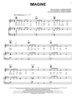 page one of Imagine (Piano, Vocal & Guitar Chords (Right-Hand Melody))