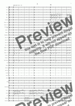 page one of Symphony No 24 3rd movement