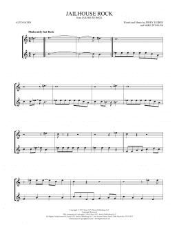 page one of Jailhouse Rock (Alto Sax Duet)