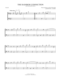 page one of The Rainbow Connection (Cello Duet)
