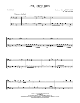 page one of Jailhouse Rock (Trombone Duet)