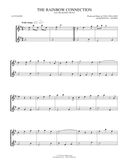 page one of The Rainbow Connection (Alto Sax Duet)