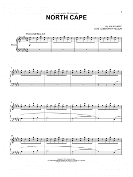 page one of North Cape (Cello and Piano)