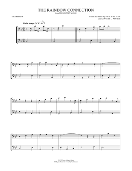 page one of The Rainbow Connection (Trombone Duet)