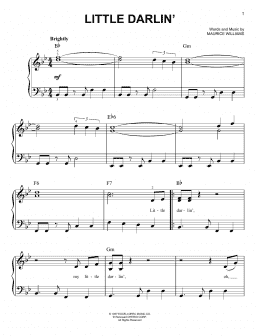 page one of Little Darlin' (Easy Piano)