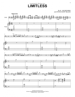 page one of Limitless (Cello and Piano)